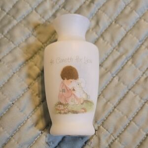 Precious Moments White Ceramic Vase